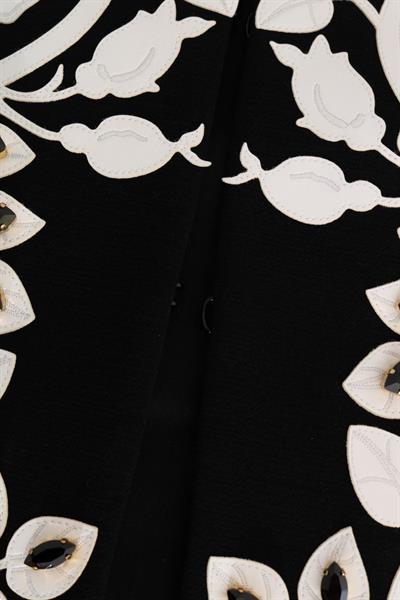 Grote foto dolce gabbana dolce gabbana black baroque floral crystal kleding dames jassen zomer