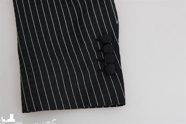 Grote foto dolce gabbana dolce gabbana black double breasted slim f kleding heren kostuums en colberts