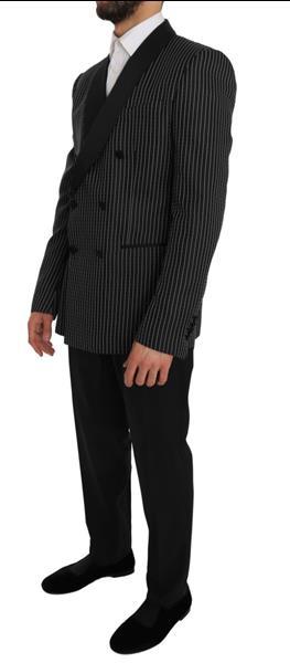 Grote foto dolce gabbana dolce gabbana black double breasted slim f kleding heren kostuums en colberts