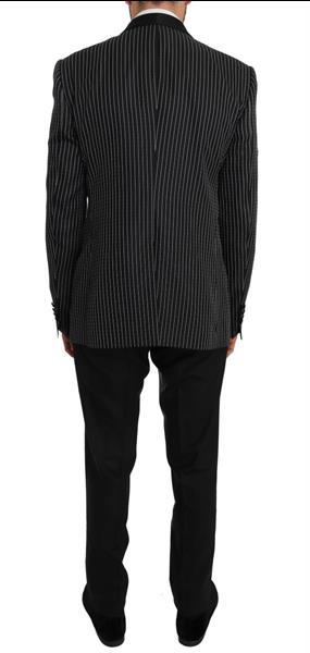 Grote foto dolce gabbana dolce gabbana black double breasted slim f kleding heren kostuums en colberts