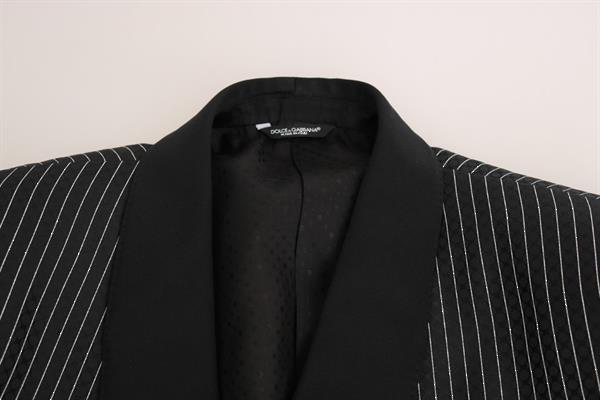 Grote foto dolce gabbana dolce gabbana black double breasted slim f kleding heren kostuums en colberts