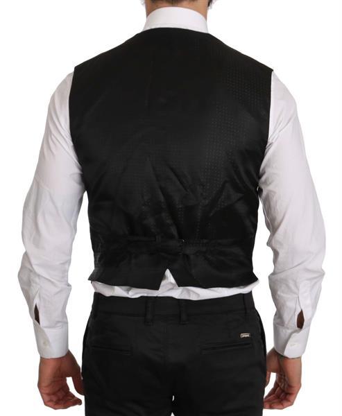 Grote foto dolce gabbana black formal dress waistcoat gillet vest it4 kleding heren truien en vesten