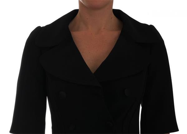 Grote foto dolce gabbana dolce gabbana black short croped jacket bl kleding dames jassen zomer
