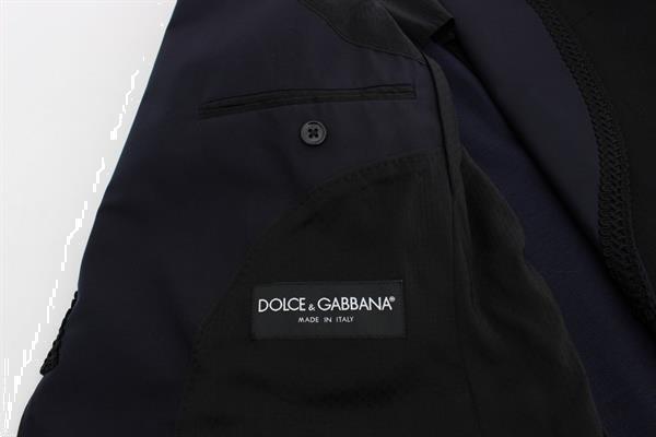 Grote foto dolce gabbana black torero slim fit stretch blazer it52 kleding heren t shirts