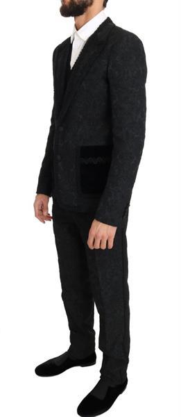 Grote foto dolce gabbana black torrero slim 3 piece one button suit i kleding heren kostuums en colberts