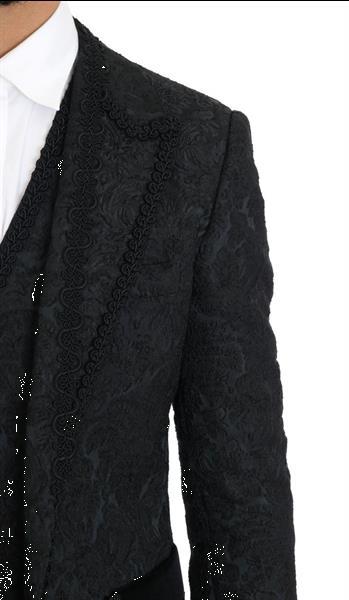 Grote foto dolce gabbana black torrero slim 3 piece one button suit i kleding heren kostuums en colberts
