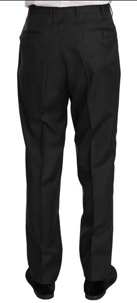 Grote foto z zegna striped gray two piece 3 button wool suit it52 l kleding heren kostuums en colberts