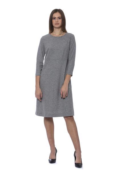 Grote foto peserico grigio dress it42 s kleding dames jurken en rokken