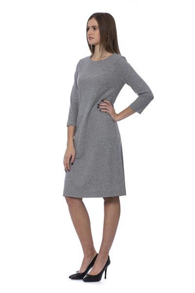 Grote foto peserico grigio dress it42 s kleding dames jurken en rokken