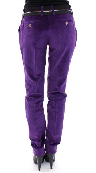 Grote foto dolce gabbana purple cotton corduroys jeans it38 xs kleding dames spijkerbroeken en jeans