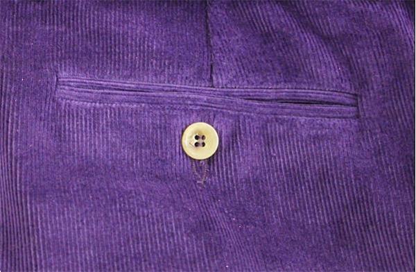 Grote foto dolce gabbana purple cotton corduroys jeans it38 xs kleding dames spijkerbroeken en jeans