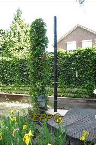 Grote foto rozen clematis jasmijn hedera plantensteunen tuin en terras tuinhout en palen