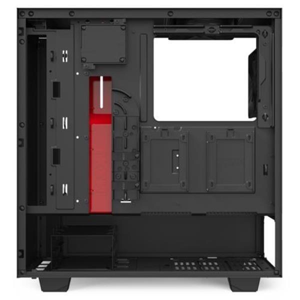 Grote foto h510i midi tower zwart rood computers en software behuizingen en kasten