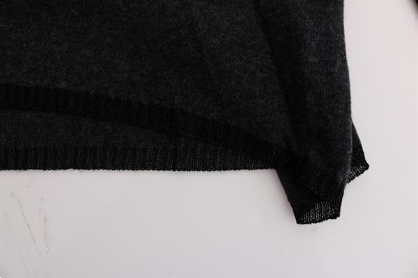 Grote foto costume national gray viscose knitted sweater xs kleding dames truien en vesten