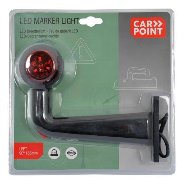 Grote foto carpoint led breedtelicht links 90 rood wit 165mm 0414022 caravans en kamperen caravan accessoires