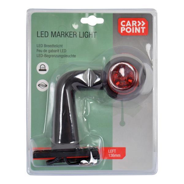 Grote foto carpoint led breedtelicht links 90 rood wit 136mm caravans en kamperen caravan accessoires