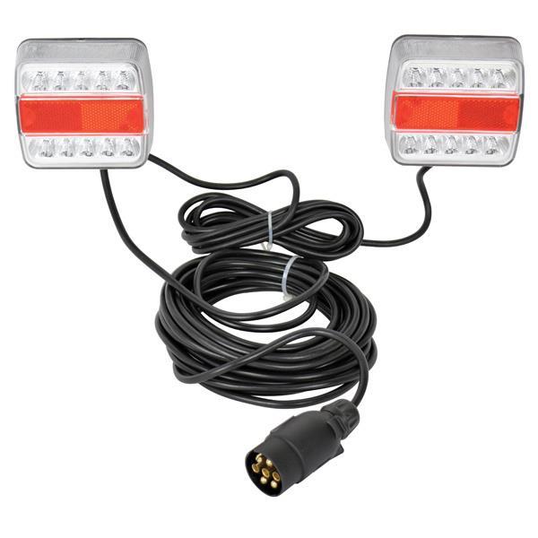 Grote foto carpoint led achterlichtset magneetbevestiging caravans en kamperen caravan accessoires