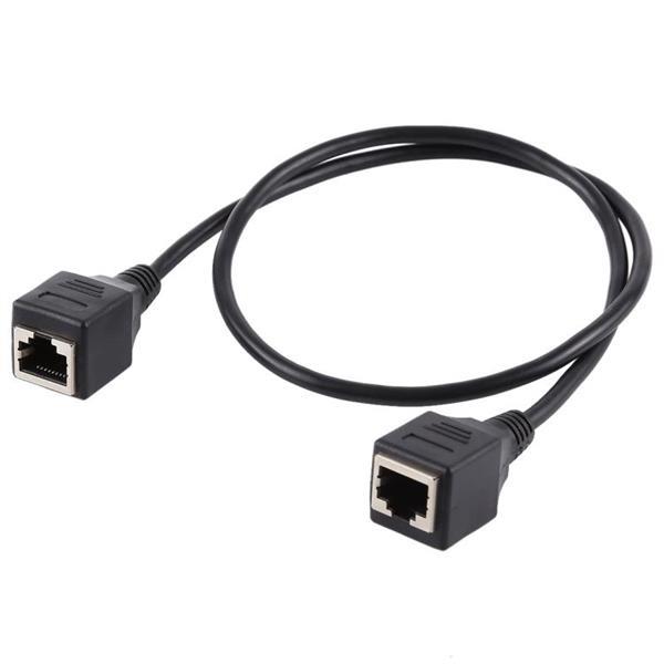 Grote foto rj45 female to female ethernet lan network extension cable c computers en software overige