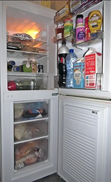 Grote foto zeer zuinige handige koel vries combinatie 151lt. witgoed en apparatuur koelkasten en ijskasten