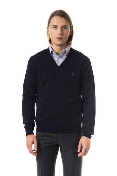 Grote foto uominitaliani blu sweater xs kleding heren truien en vesten