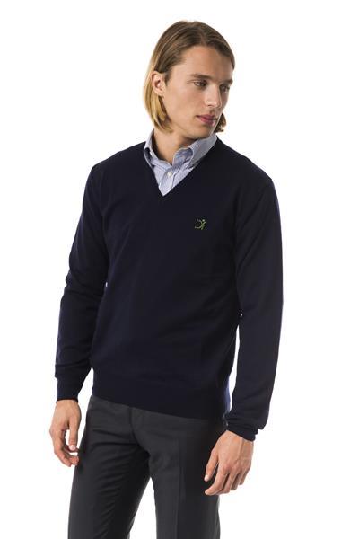 Grote foto uominitaliani blu sweater xs kleding heren truien en vesten