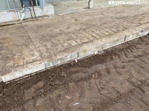 Grote foto betonplaten agriplaten industrieplaten 200x120x12cm koepad tuin en terras tegels en terrasdelen