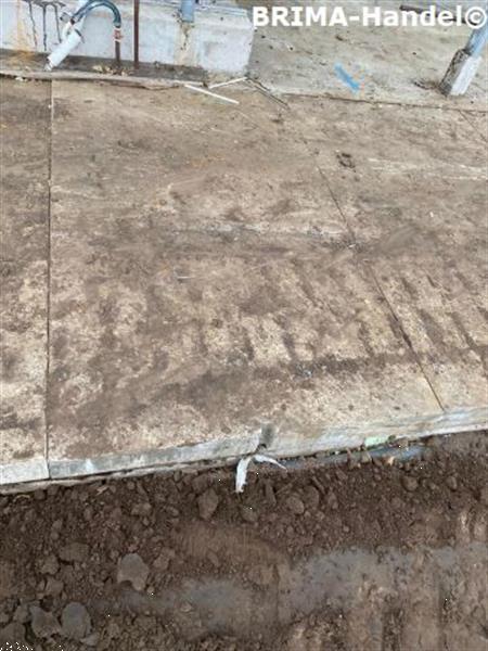 Grote foto betonplaten agriplaten industrieplaten 200x120x12cm koepad tuin en terras tegels en terrasdelen