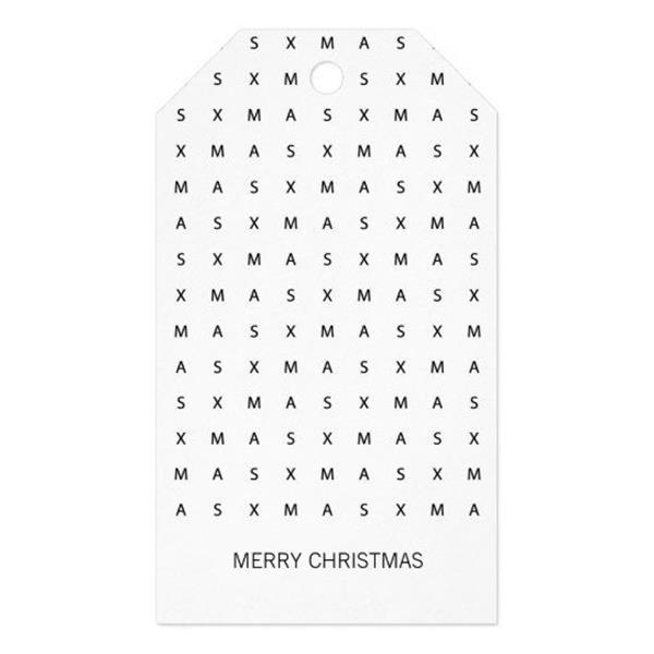 Grote foto inpakpapier gift labels voor kerstcadeaus diensten en vakmensen creatief