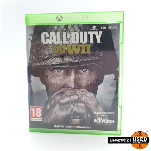Grote foto call of duty wwii xbox one game in nette staat spelcomputers games overige merken