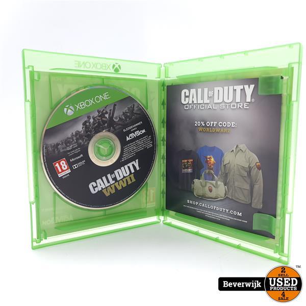 Grote foto call of duty wwii xbox one game in nette staat spelcomputers games overige merken