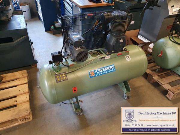 Grote foto creemers csg 280 200l zuigercompressor gebruikt 230v doe het zelf en verbouw compressors