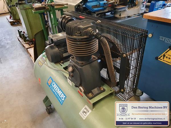 Grote foto creemers csg 280 200l zuigercompressor gebruikt 230v doe het zelf en verbouw compressors