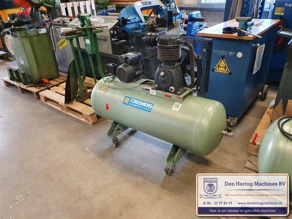 Grote foto creemers csg 280 200l zuigercompressor gebruikt 230v doe het zelf en verbouw compressors