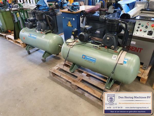 Grote foto creemers csg 280 200l zuigercompressor gebruikt 230v doe het zelf en verbouw compressors