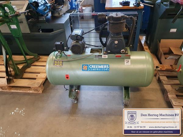 Grote foto creemers csg 280 200l zuigercompressor gebruikt 230v doe het zelf en verbouw compressors