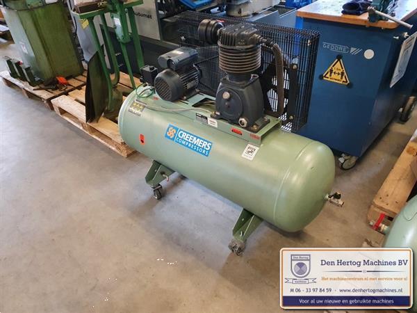 Grote foto creemers csg 280 200l zuigercompressor gebruikt 230v doe het zelf en verbouw compressors