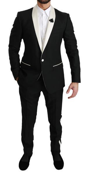 Grote foto dolce gabbana black wool royal bee 2 piece martini suit it kleding heren kostuums en colberts