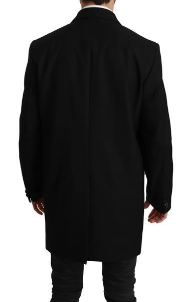 Grote foto dolce gabbana black 100 wool jacket coat blazer it50 l kleding heren t shirts