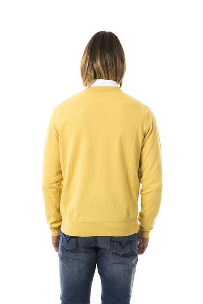 Grote foto uominitaliani giallo sweater s kleding heren truien en vesten