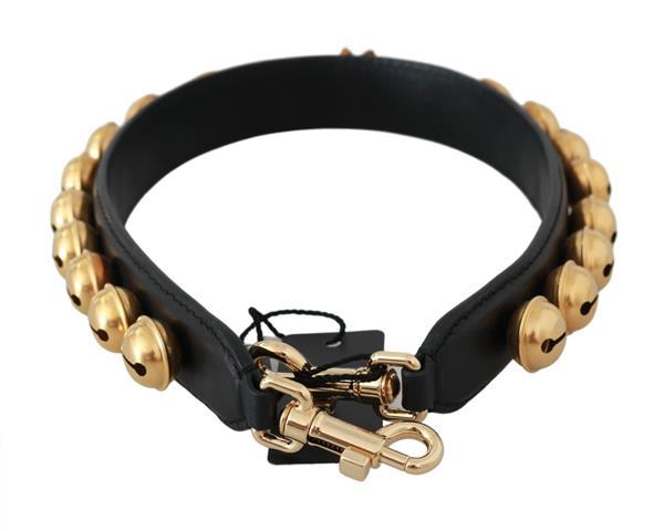 Grote foto dolce gabbana black gold bell handbag accessory shoulder s kleding dames sieraden