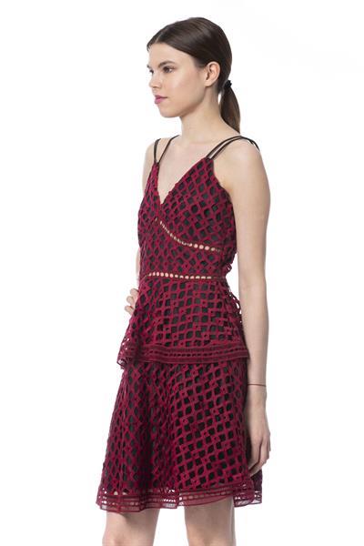 Grote foto silvian heach red dress xs kleding dames jurken en rokken