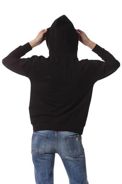 Grote foto frankie morello black sweater xxs kleding dames truien en vesten