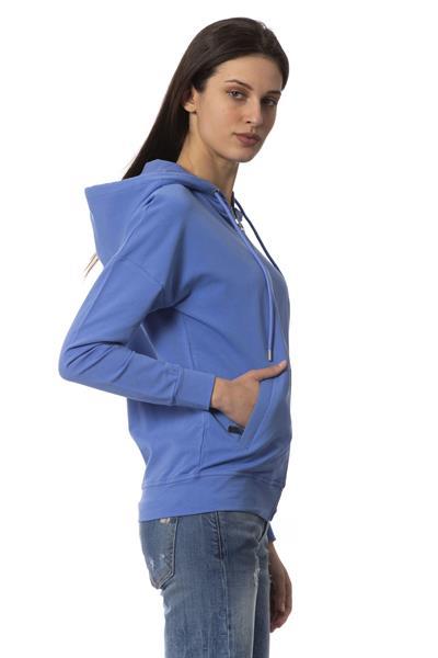 Grote foto frankie morello bluzaffiro sweater xs kleding dames truien en vesten