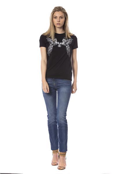 Grote foto roberto cavalli nero tops t shirt s kleding dames t shirts