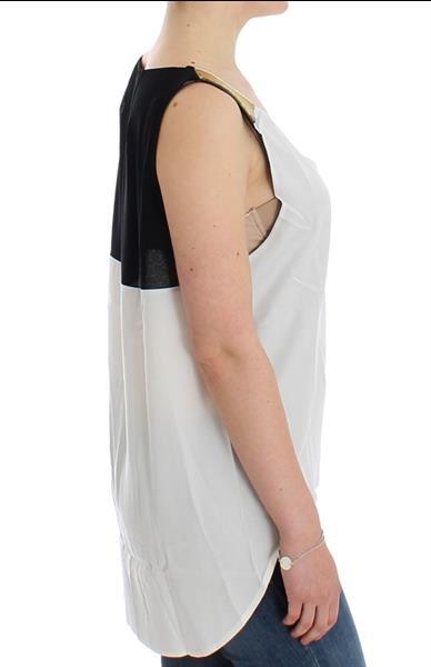 Grote foto costume national white sleeveless top xs kleding dames t shirts