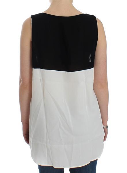 Grote foto costume national white sleeveless top xs kleding dames t shirts