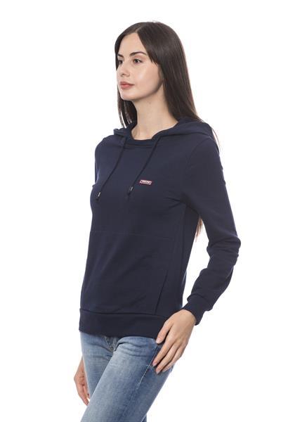 Grote foto roberto cavalli sport dk navy sweater xs kleding dames truien en vesten