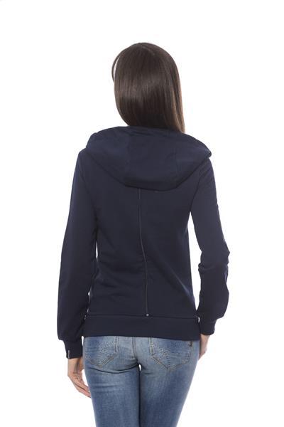 Grote foto roberto cavalli sport dk navy sweater xs kleding dames truien en vesten