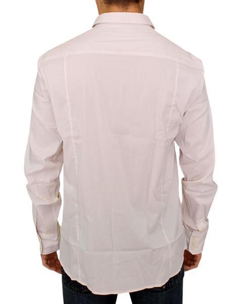 Grote foto costume national white cotton dress shirt it52 xl kleding heren t shirts