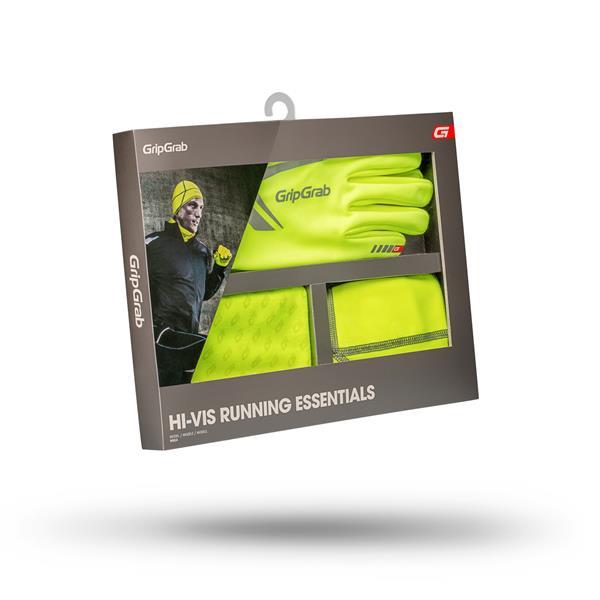 Grote foto gripgrab hi vis running essentials size s sport en fitness overige sport en fitness